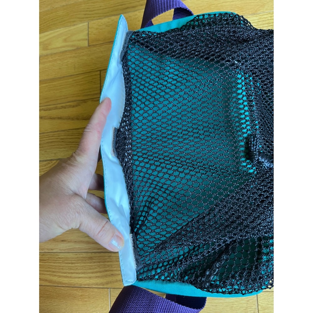 Vintage 1993 Rubbermaid Beach Buddy Insulated Cooler Mesh Tote Bag Retro - Picture 9 of 14